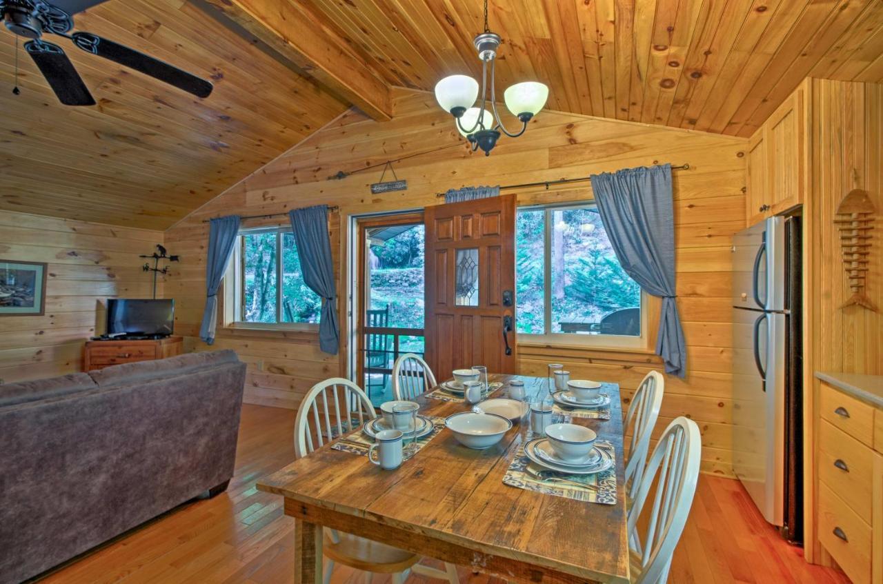 Bryson City Cabin With Fire Pit On Coopers Creek! Bagian luar foto