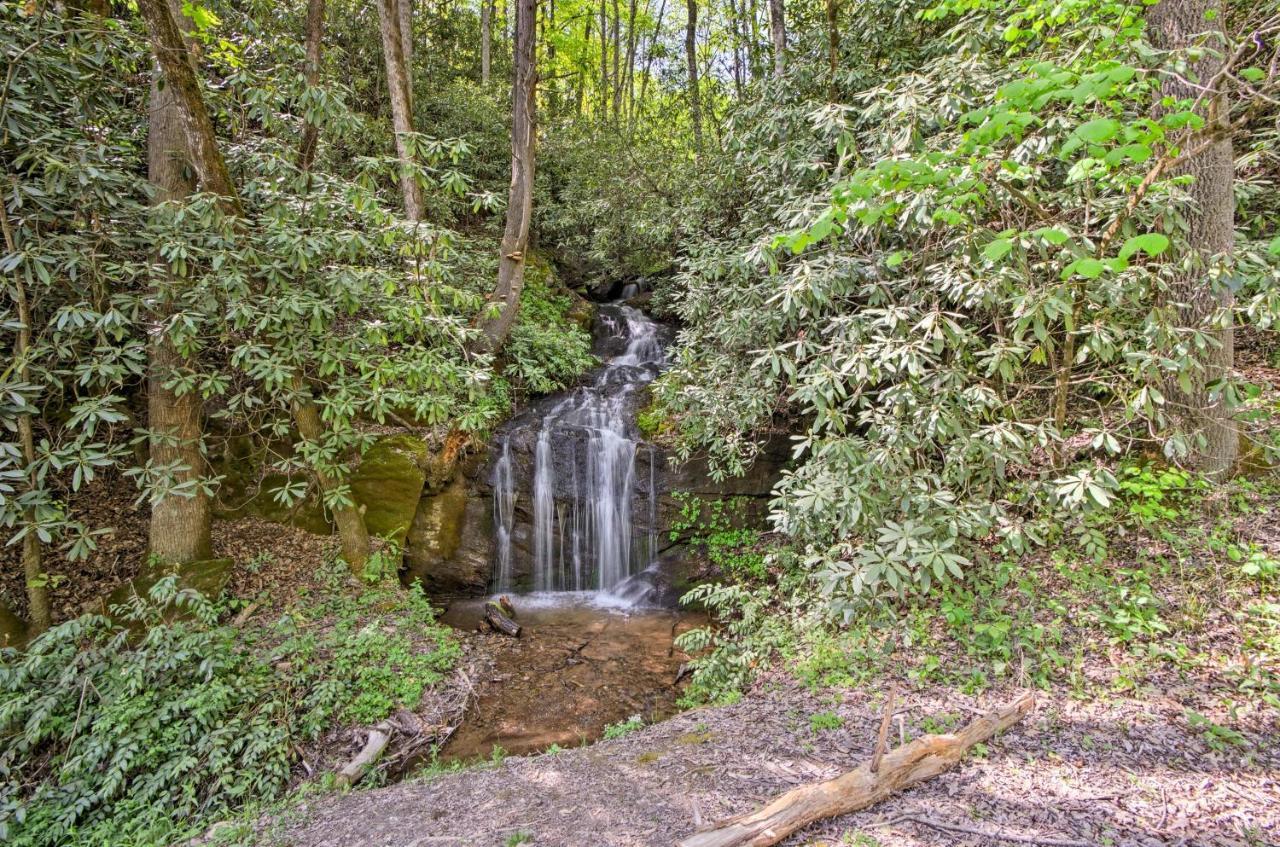 Bryson City Cabin With Fire Pit On Coopers Creek! Bagian luar foto